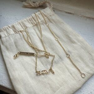 Kendra Scott “atx” necklace for Austin Texas. Gold. Like new!